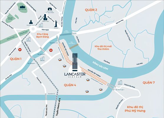 Vị trí chiến lược của dự án Lancaster Lincoln tại Quận 4