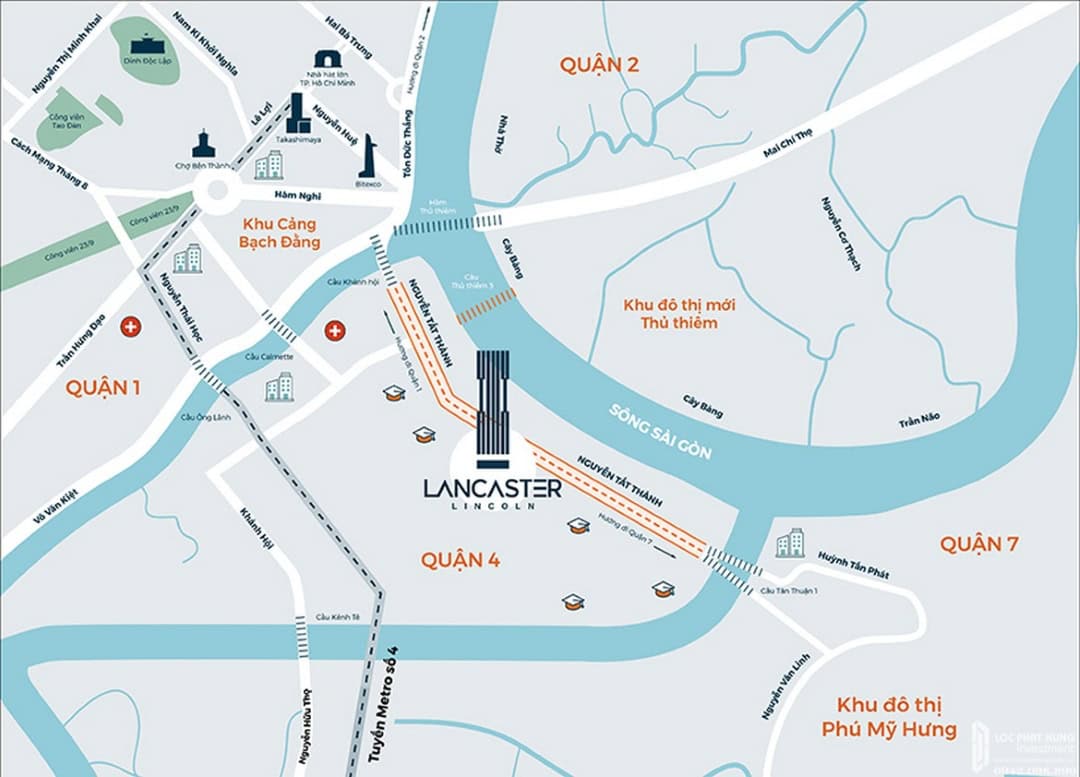 Quy hoạch mở rộng giao thông xung quanh Lancaster Lincoln Quận 4