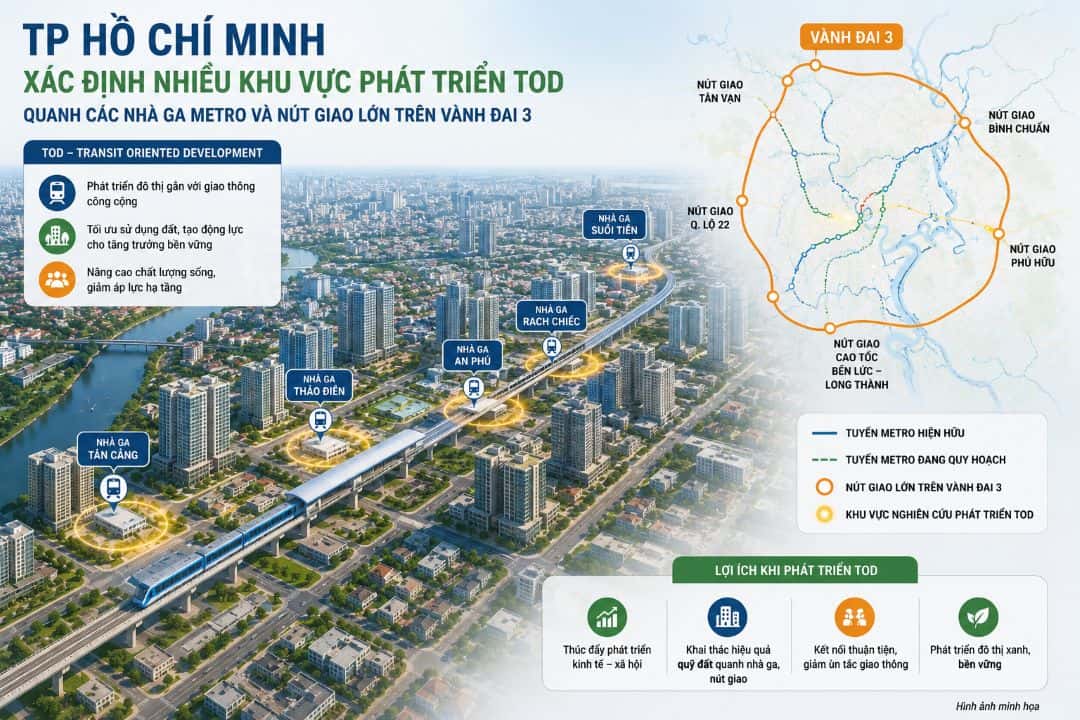 Quy hoạch bất động sản TP HCM 2026 - 2030