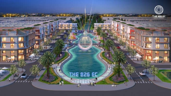 Phối cảnh tổng thể dự án khu đô thị thương mại The 826EC Hai Thành
