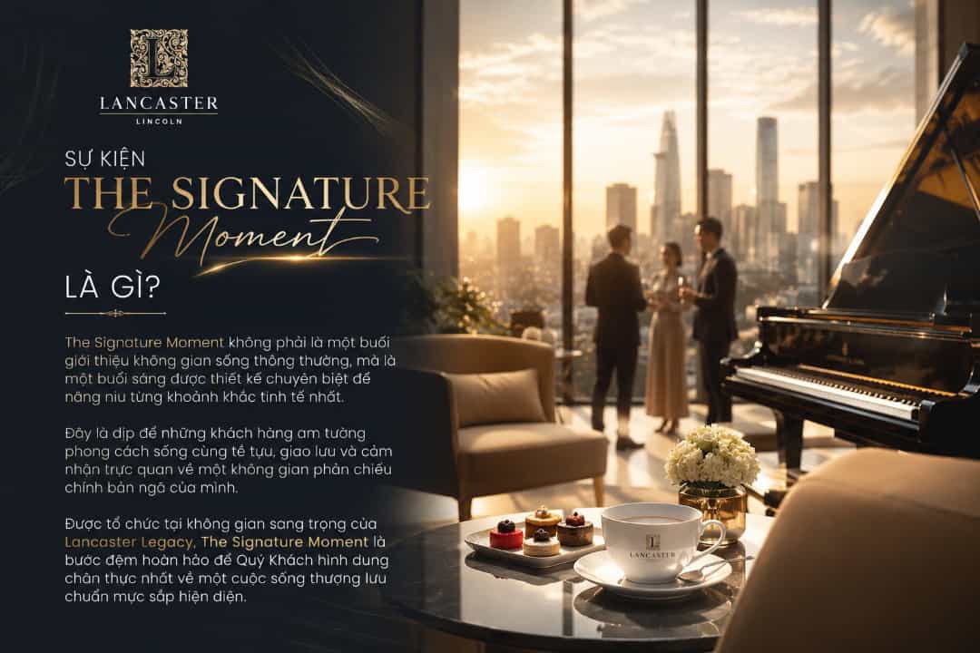 Biểu tượng định nghĩa sự sang trọng tại sự kiện Signature Moment Lancaster Lincoln