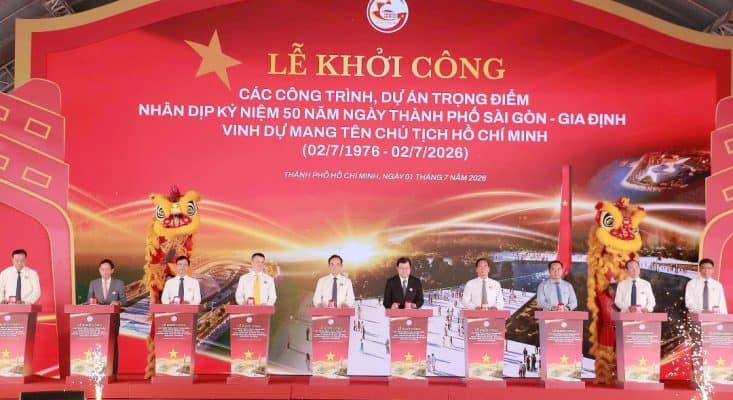 TP HCM khởi công loạt dự án hơn 250.000 tỷ đồng